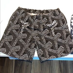Goyard Black and White Men's Cargo Shorts